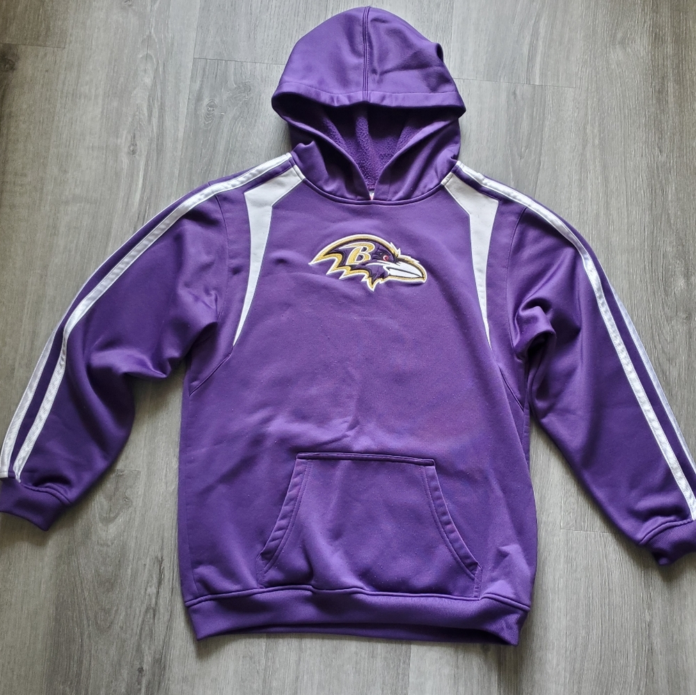 NFL Team Apparel Ravens Sweatshirt, Size Youth XL